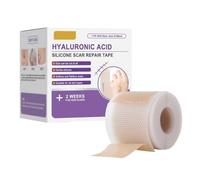 Ruban réparateur à nano-aiguilles à l'acide hyaluronique, ruban réutilisable pour le traitement des cicatrices,doux et confortable pour tous les types de peau (1Box)