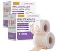 Ruban réparateur à nano-aiguilles à l'acide hyaluronique, ruban réutilisable pour le traitement des cicatrices,doux et confortable pour tous les types de peau (2Box)