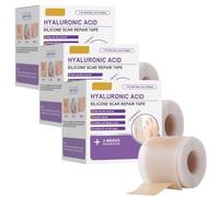 Ruban réparateur à nano-aiguilles à l'acide hyaluronique, ruban réutilisable pour le traitement des cicatrices,doux et confortable pour tous les types de peau (3Box)
