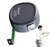 Ruban rétractable à haute précision : ruban rétractable, règle de verrouillage autobloquant, instrument de mesure à double unité de longue durée |bande compacte et