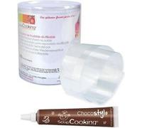 Ruban rhodoïde pour entremets 3 m x 8 cm + Stylo chocolat Multicolore