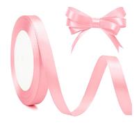 Ruban Rose 10mm X 23m Ruban Rose Cancer Du Sein Rubans Satin rose Cheveux Femme ruban octobre Pour Ballons Gâteaux Décoration De Fête De Mariage Fleurs De Satin Valentin