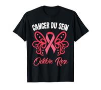 Ruban Rose Campagne Contre Le Cancer du Sein Octobre Rose T-Shirt