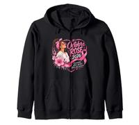 Ruban Rose Cancer du Sein Octobre 2026 Femme Octobre Rose Sweat à Capuche