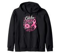 Ruban Rose Cancer du Sein Octobre 2026 Femme Octobre Rose Sweat à Capuche
