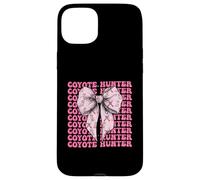 Ruban rose coyote chasseur coyote, coquette Coque pour iPhone 15 Plus