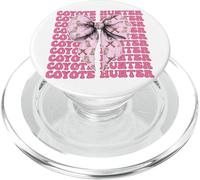 Ruban Rose Coyote Chasseur Coyote, Coquette PopSockets PopGrip pour MagSafe