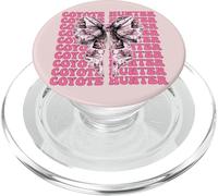 Ruban Rose Coyote Chasseur Coyote, Coquette PopSockets PopGrip pour MagSafe