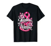 Ruban Rose de Sensibilisation au Cancer du Sein Neveu d'un Guerrier T-Shirt