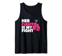 Ruban Rose « Her Fight is My Fight » pour la Sensibilisation au Cancer du Sein Débardeur