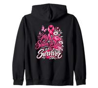 Ruban Rose My Sister-in-Law is A Breast Cancer Survivor Sweat à Capuche