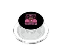 Ruban Rose pour la Sensibilisation au Cancer du Sein pour Femme PopSockets PopGrip pour MagSafe