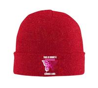 Ruban Rose pour Les Survivantes du Cancer du Sein Femme Homme Watch Cap Élastique Bonnets Hiver Chaud Bonnet De Pêcheur pour Toutes Les Saisons Randonnée Cyclisme