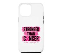 Ruban Rose Stronger Than Cancer Hope pour Le Cancer du Sein Coque pour iPhone 12 Pro Max