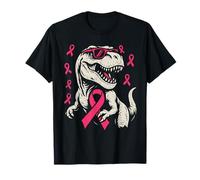 Ruban Rose T Rex pour la Sensibilisation au Cancer du Sein T-Shirt