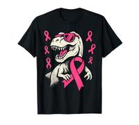 Ruban Rose T Rex pour la Sensibilisation au Cancer du Sein T-Shirt