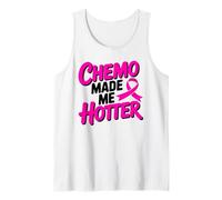 Ruban Rose Vif pour Sensibilisation au Cancer du Sein Chimio Made me Hotter Débardeur