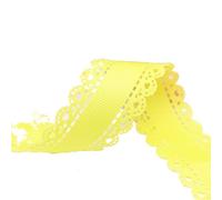 Ruban Ruban gros-grain en dentelle creuse, 10 mètres, motif cœur pêche, 30 mm, for nœuds de cheveux, bricolage, accessoires faits main pour Décoration(Color-04)