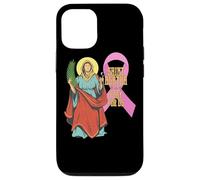 Ruban Saint Agatha Contre Le Cancer du Sein, Patron des infirmières catholiques Coque pour iPhone 12/12 Pro