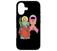 Ruban Saint Agatha Contre Le Cancer du Sein, Patron des infirmières catholiques Coque pour iPhone 17