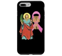 Ruban Saint Agatha Contre Le Cancer du Sein, Patron des infirmières catholiques Coque pour iPhone 7 Plus/8 Plus