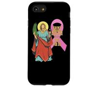 Ruban Saint Agatha Contre Le Cancer du Sein, Patron des infirmières catholiques Coque pour iPhone SE (2020) / 7/8