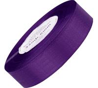 Ruban satin 25 mm - violet foncé - 32 mètres