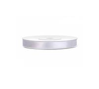 Ruban satin blanc 0.6 cm x 25 m - Blanc