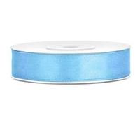 ruban satin double face 12mmx25m bleu clair - générique ts12-011 Bleu G