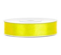 ruban satin double face 12mmx25m jaune - générique ts12-084 Jaune G