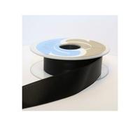 Ruban satin double face 25mm : Vendu par Mètre - Noir