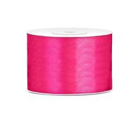 Ruban satin fuchsia 5 cm x 25 m