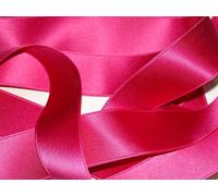 Ruban Satin Luxe Double Face 10 mm Coloris Rose Fuschia 3 Mètres