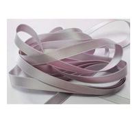 Ruban Satin Luxe Largeur 10 mm double face Coloris Gris Argent Argenté longueur 3 mètres