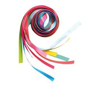 Ruban satin polyester 80 cm x 9 mm Assortiment de 10 couleurs