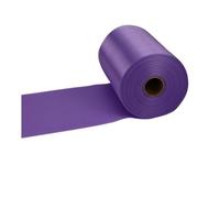 Ruban Satin Rouleau de 25 mètres de ruban satiné champagne en polyester, 8 cm/10 cm/15 cm de large, for décoration de chaise, voiture ou fête de mariage, couture à la main, bricolage(44 -Deep purple,1