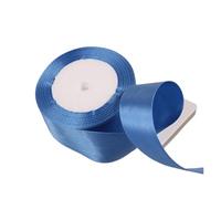 Ruban Satin Rouleau de ruban satiné polyester, 22 mètres, 6/10/15/20/25/40/50 mm, for emballage de gâteaux de mariage, accessoires de couture faits main(36 diamond blue,15mm)