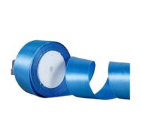 Ruban Satin Ruban de satin de soie de 22 mètres, for décoration de fête, de mariage, d'emballage, de Noël, DIY, 6 mm, 10 mm, 15 mm, 20 mm, 25 mm, 40 mm, 50 mm(Diamond blue,20mm)
