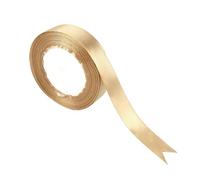 Ruban Satin Ruban de satin en polyester beige de 22 m, 0,6 cm/1 cm/1,2 cm/1,5 cm/2 cm de largeur, for décoration de fête de mariage et emballage DIY(2cmx22m)