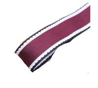 Ruban Satin Ruban de satin gros-grain imprimé de 1 yard (1''25 mm) for décoration de fête de mariage, de Noël, fait à la main(Burgundy)