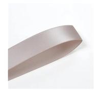 Ruban Satin Ruban satin double face marron foncé, 25, 28, 32, 38 mm, 100 mètres, for décoration de fête, mariage, fleurs roses faites à la main(Taupe 823,32mm)