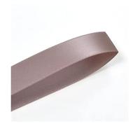 Ruban Satin Ruban satin double face marron foncé, 25, 28, 32, 38 mm, 100 mètres, for décoration de fête, mariage, fleurs roses faites à la main(Ginger shap 814,25mm)