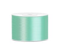 Ruban satin vert menthe 5 cm x 25 m - Vert