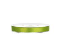 Ruban satin vert pomme 0.6 cm x 25 m - Vert