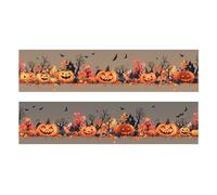 Ruban Scrapbooking Halloween | Autocollants Décoratifs | Rouleau Autocollants Gothiques Festifs pour Journal Scolaire Carnet Mémoire Loisirs Créatifs