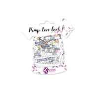 Ruban de sequins 'Ki-Sign - Pimp ton look!' Argent 6 mm x 6 m