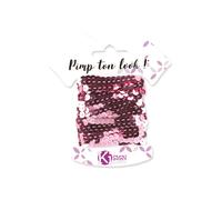 Ruban Sequins Rose Indien 6m Largeur 6 Mm - Graine Créative