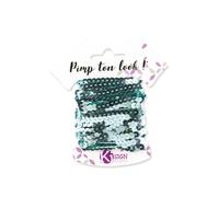 Ruban Sequins Vert Opaline 6m Largeur 6 Mm - Graine Créative