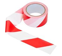 Ruban Signalisation Polyéthylène Basse Densité (LDPE) 50mm x 100 m Ruban Balisage Rouge et Blanc