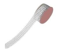 Ruban strass Ruban Adhésif Cristal Multicolore 0,5mx 18mm(White)